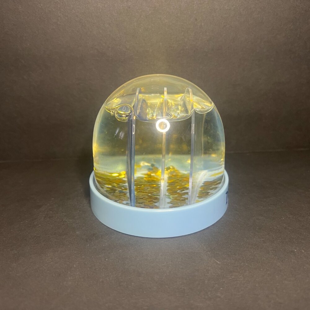 Disneyland Resort Blue Tinker Bell & Disney Castle Collectible Dome Snow Globe - Picture 5 of 7